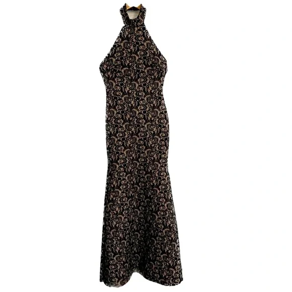 chinese dress ladies Marciano Nerhu Collar Sleeveless Lace Dress Black – SisterOnlinestore main image 1